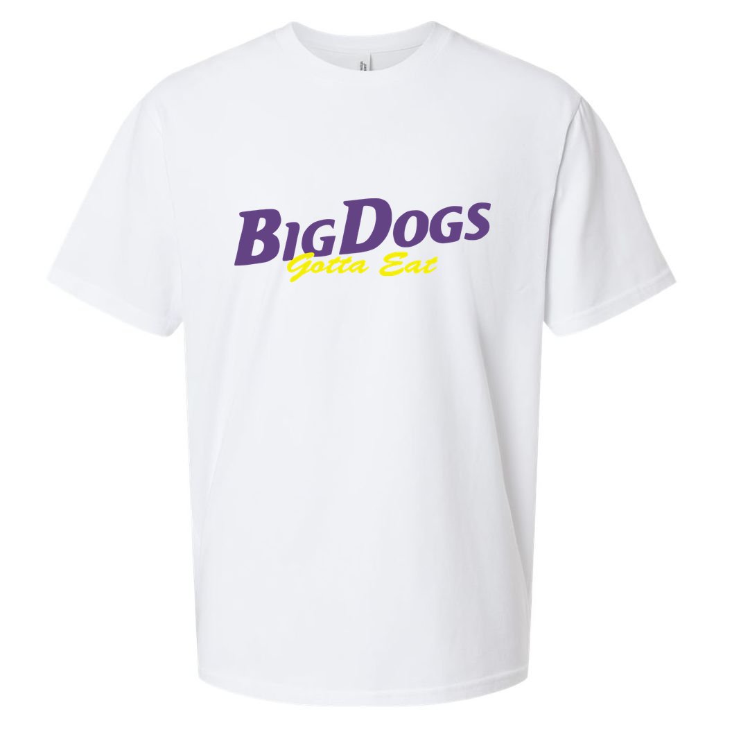 Big Dogs Gotta Eat Bdge Feast Sueded Cloud Jersey T-Shirt