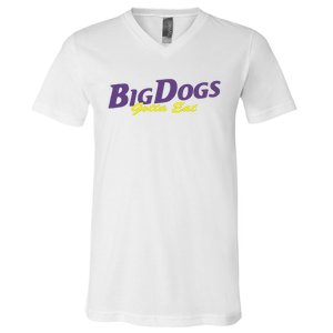 Big Dogs Gotta Eat Bdge Feast V-Neck T-Shirt