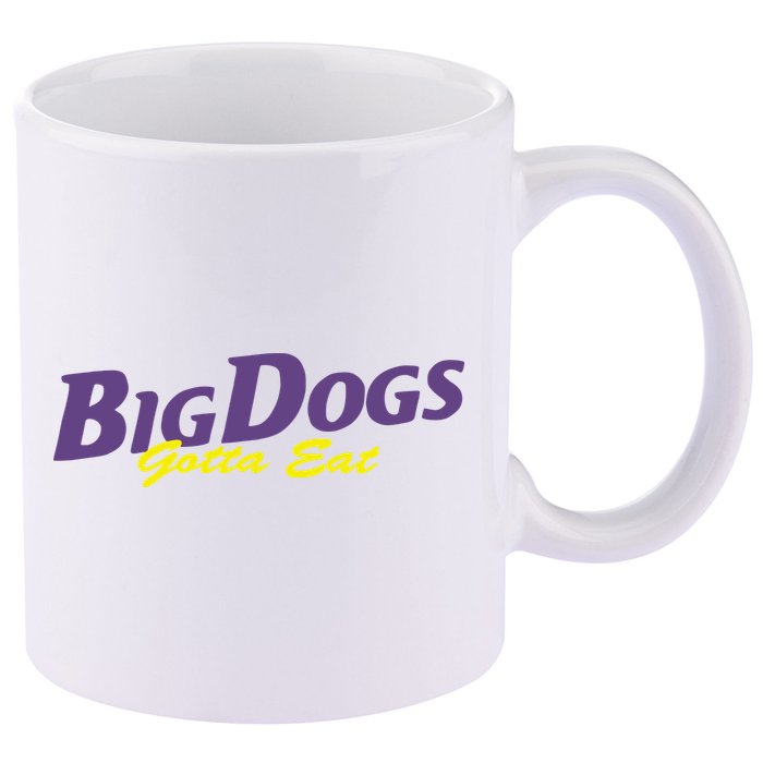Big Dogs Gotta Eat Bdge Feast 11oz C Handle Ceramic Mug