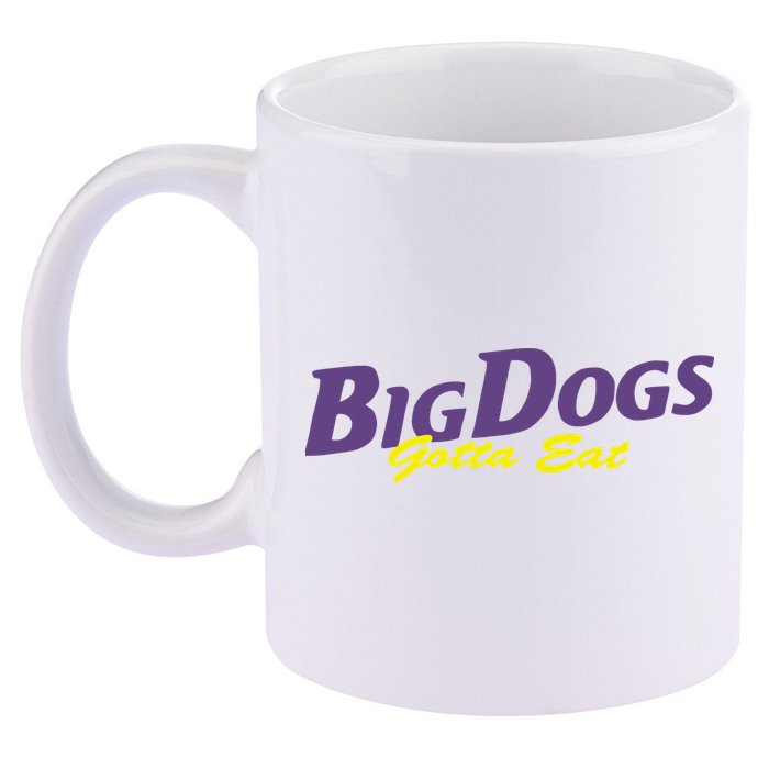 Big Dogs Gotta Eat Bdge Feast 11oz C Handle Ceramic Mug