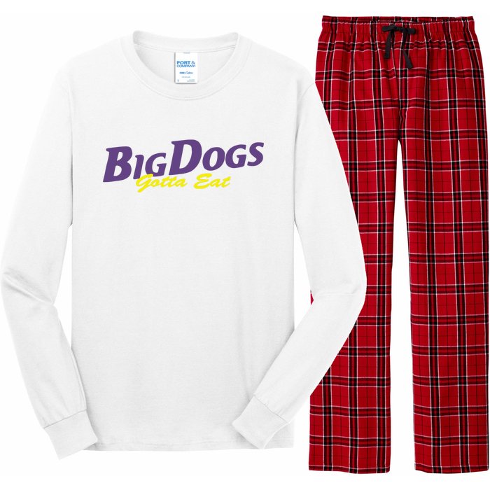 Big Dogs Gotta Eat Bdge Feast Long Sleeve Pajama Set