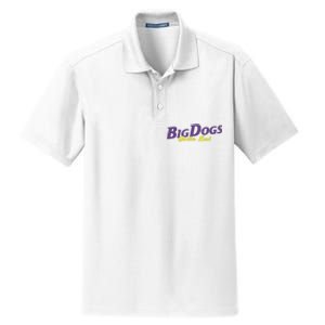 Big Dogs Gotta Eat Bdge Feast Dry Zone Grid Polo