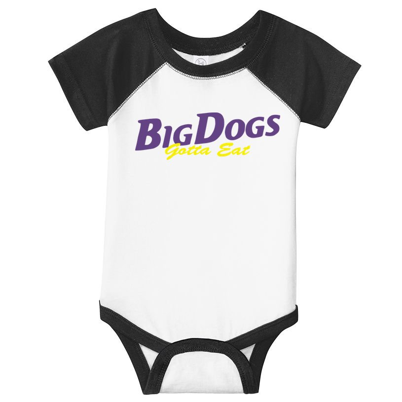 Big Dogs Gotta Eat Bdge Feast Infant Baby Jersey Bodysuit
