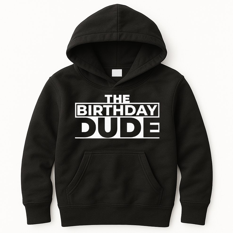 Birthday Dude Graphic Novelty Kids Hoodie