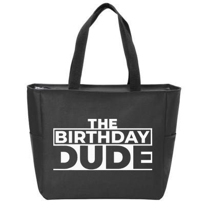 Birthday Dude Graphic Novelty Zip Tote Bag
