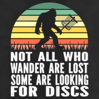 Bigfoot Disc Golf Sasquatch Funny Golf Ultimate 7 Panel Mesh Trucker Snapback Hat