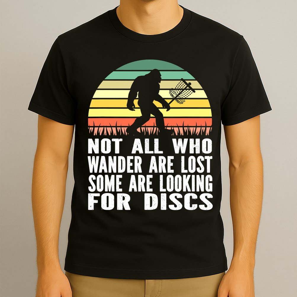 Bigfoot Disc Golf Sasquatch Funny Golf Ultimate T-Shirt