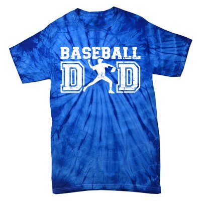 Baseball Dad Gift For Father's Day Gift Tie-Dye T-Shirt