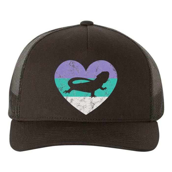 Bearded Dragon Gift Yupoong Adult 5-Panel Trucker Hat