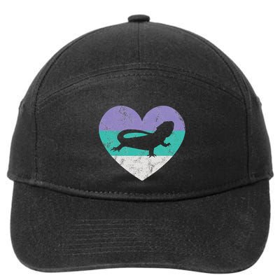 Bearded Dragon Gift 7-Panel Snapback Hat