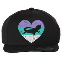 Bearded Dragon Gift Wool Snapback Cap