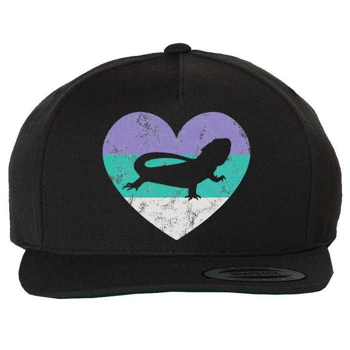 Bearded Dragon Gift Wool Snapback Cap