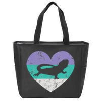 Bearded Dragon Gift Zip Tote Bag