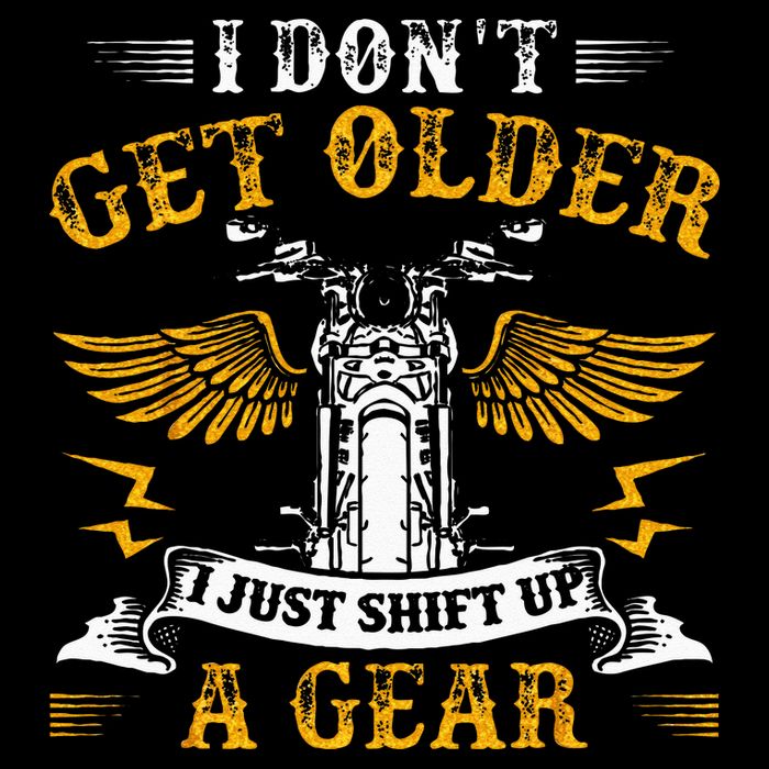 Bikers DonT Get Older Motorcycle Funny Biker Cooling Performance Crew T-Shirt