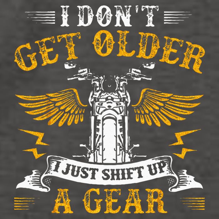 Bikers DonT Get Older Motorcycle Funny Biker Vector Backpack
