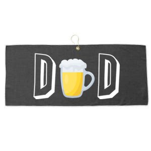 Beer Dad Gift Funny Beer Father Meaningful Gift Large Microfiber Waffle Golf Towel