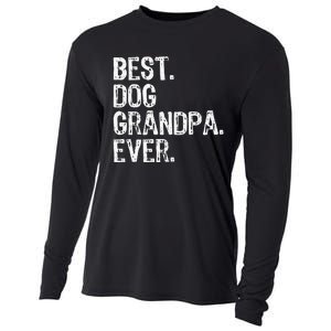 Best Dog Grandpa Ever Funny Cool Cooling Performance Long Sleeve Crew