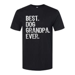 Best Dog Grandpa Ever Funny Cool Softstyle CVC T-Shirt