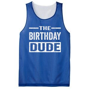 Birthday Dude Graphic Novelty Gift Mesh Reversible Basketball Jersey Tank