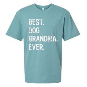 Best Dog Grandma Ever Cute Funny Sueded Cloud Jersey T-Shirt