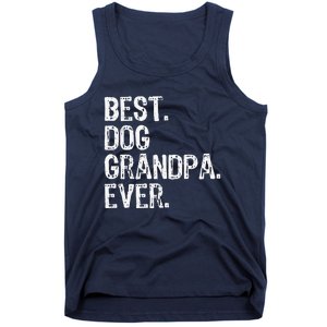 Best Dog Grandpa Ever Funny Cool Tank Top