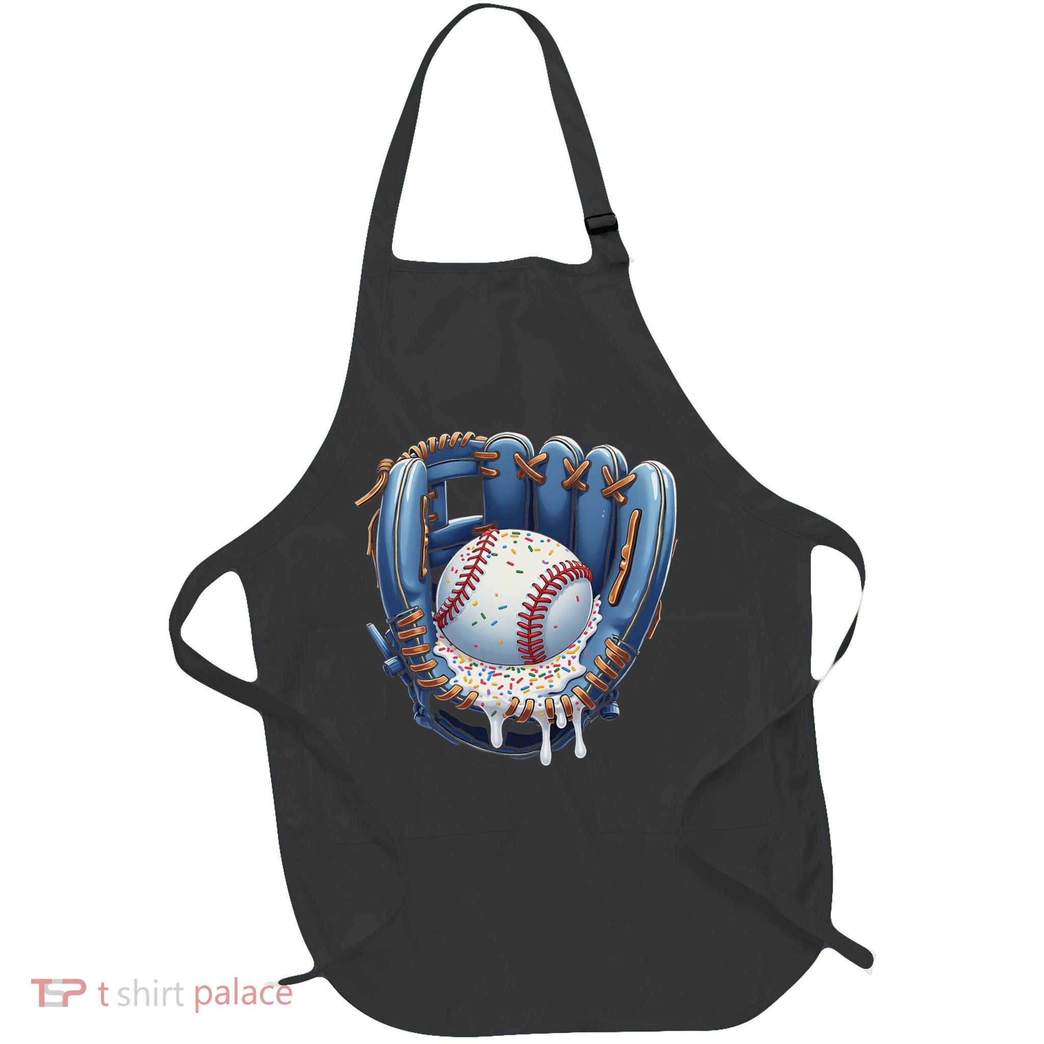 Baseball Drip Glove Ice Cream Drip Sports Apron