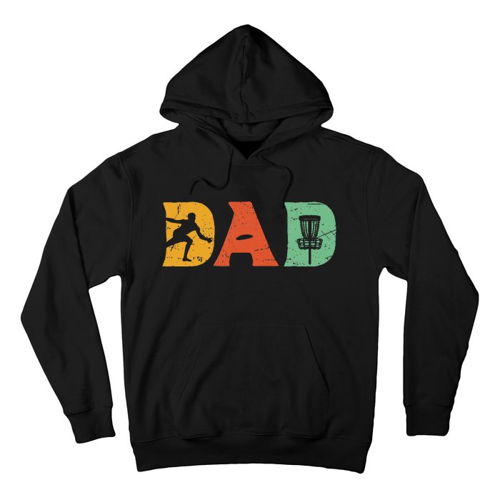 Best Disc Golf Dad Retro Fathers Day For Dad Sports Hoodie