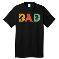 Best Disc Golf Dad Retro Fathers Day For Dad Sports Tall T-Shirt