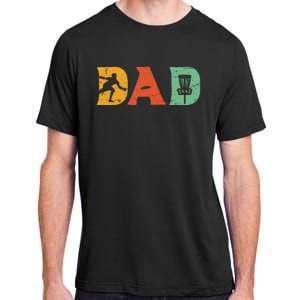 Best Disc Golf Dad Retro Fathers Day For Dad Sports Adult ChromaSoft Performance T-Shirt