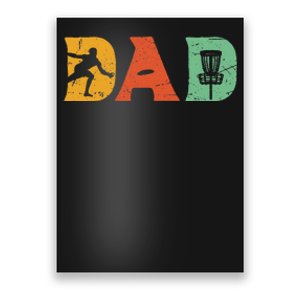 Best Disc Golf Dad Retro Fathers Day For Dad Sports Poster