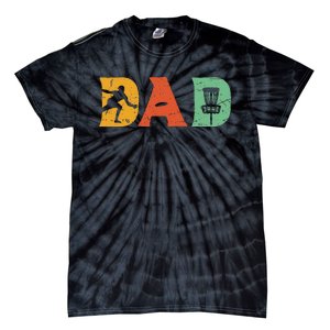 Best Disc Golf Dad Retro Fathers Day For Dad Sports Tie-Dye T-Shirt