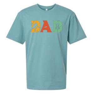 Best Disc Golf Dad Retro Fathers Day For Dad Sports Sueded Cloud Jersey T-Shirt