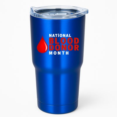 Blood Donor Gift Funny Gift National Volunteer Blood Donor Month Gift Tumbler