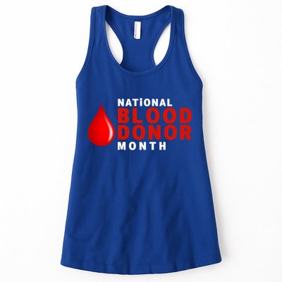 Blood Donor Gift Funny Gift National Volunteer Blood Donor Month Gift Womens Tank Top