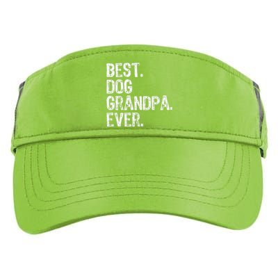 Best Dog Grandpa Ever Funny Cool Adult Drive Performance Visor