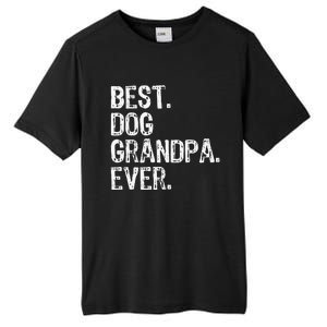 Best Dog Grandpa Ever Funny Cool Tall Fusion ChromaSoft Performance T-Shirt