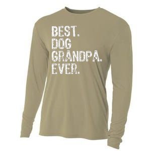 Best Dog Grandpa Ever Funny Cool Cooling Performance Long Sleeve Crew