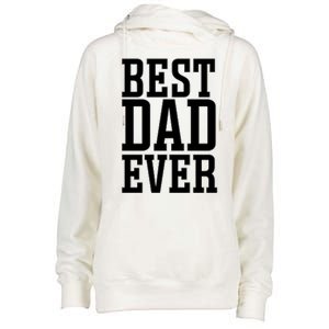 Best Dad Gift Womens Funnel Neck Pullover Hood