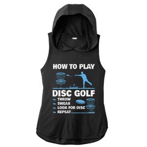 Best Disc Golf For  Disc Golf Tournament Player Ladies PosiCharge Tri-Blend Wicking Draft Hoodie Tank