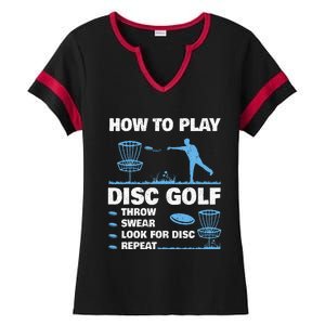 Best Disc Golf For  Disc Golf Tournament Player Ladies Halftime Notch Neck Tee