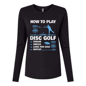 Best Disc Golf For  Disc Golf Tournament Player Womens Cotton Relaxed Long Sleeve T-Shirt