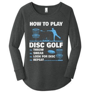 Best Disc Golf For  Disc Golf Tournament Player Women's Perfect Tri Tunic Long Sleeve Shirt