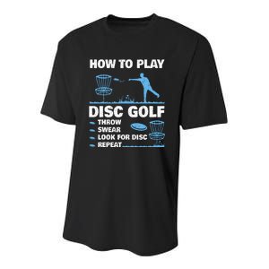 Best Disc Golf For  Disc Golf Tournament Player Youth Performance Sprint T-Shirt