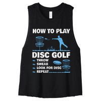 Best Disc Golf For  Disc Golf Tournament Player Women's Racerback Cropped Tank