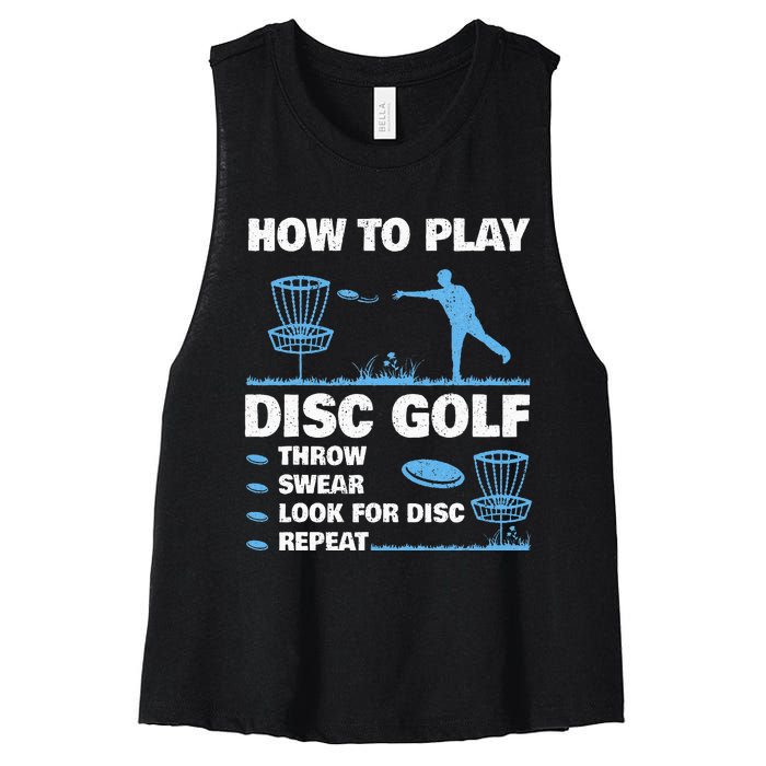 Best Disc Golf For  Disc Golf Tournament Player Women's Racerback Cropped Tank