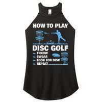 Best Disc Golf For  Disc Golf Tournament Player Women's Perfect Tri Rocker Tank