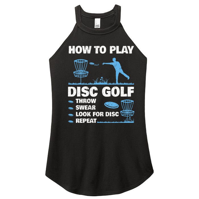 Best Disc Golf For  Disc Golf Tournament Player Women's Perfect Tri Rocker Tank