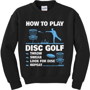 Best Disc Golf For  Disc Golf Tournament Player Kids Sweatshirt