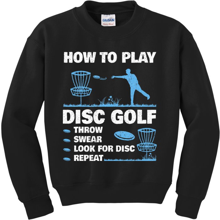 Best Disc Golf For  Disc Golf Tournament Player Kids Sweatshirt