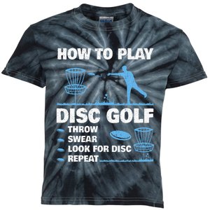 Best Disc Golf For  Disc Golf Tournament Player Kids Tie-Dye T-Shirt